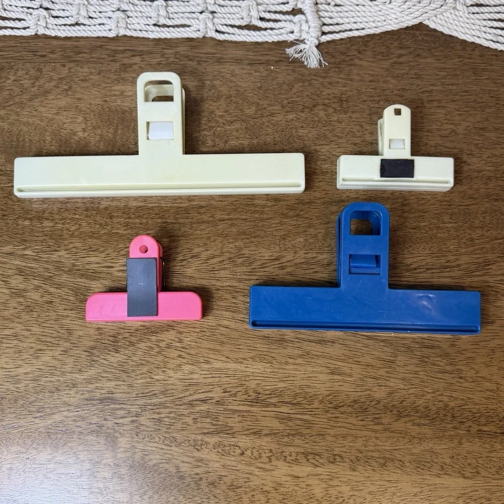 The Giant Bag Chip Clip Jr. Bag Clip And Two More Clips Lot Of 4 Vintage Kitchen